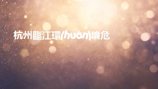 杭州臨江環(huán)境危險(xiǎn)廢物：誰(shuí)來(lái)守護(hù)這片美麗的江水？